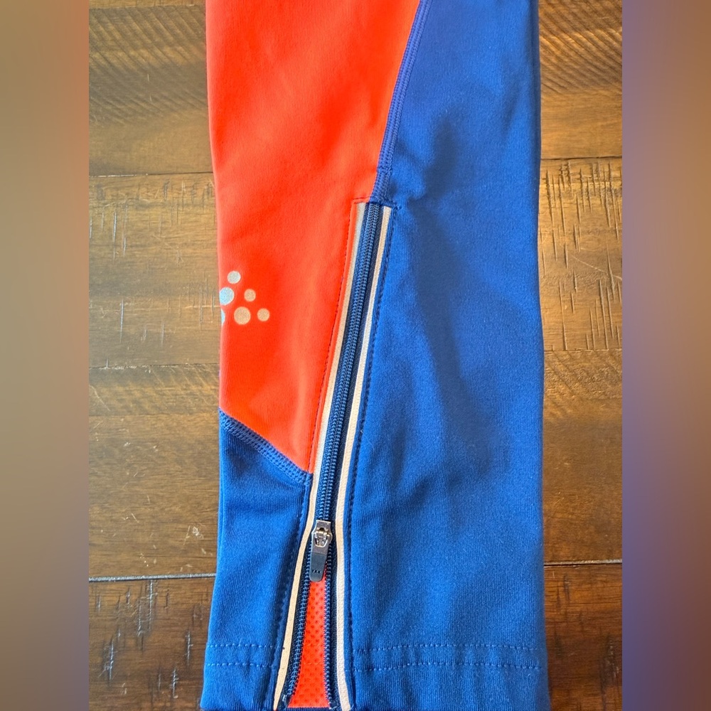 Craft women’s Vibrant Blue and Coral Leggings size Medium - Picture 12 of 14